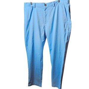 Brooks Brothers Mens Light Blue Chino Pants Size 40/32 Modern Fit Cotton Blend C